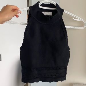 XS Babaton Sculpt Knit Highneck Tank